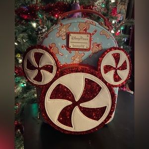Disney parks Loungefly Mickey Mouse Holiday Treats mini backpack